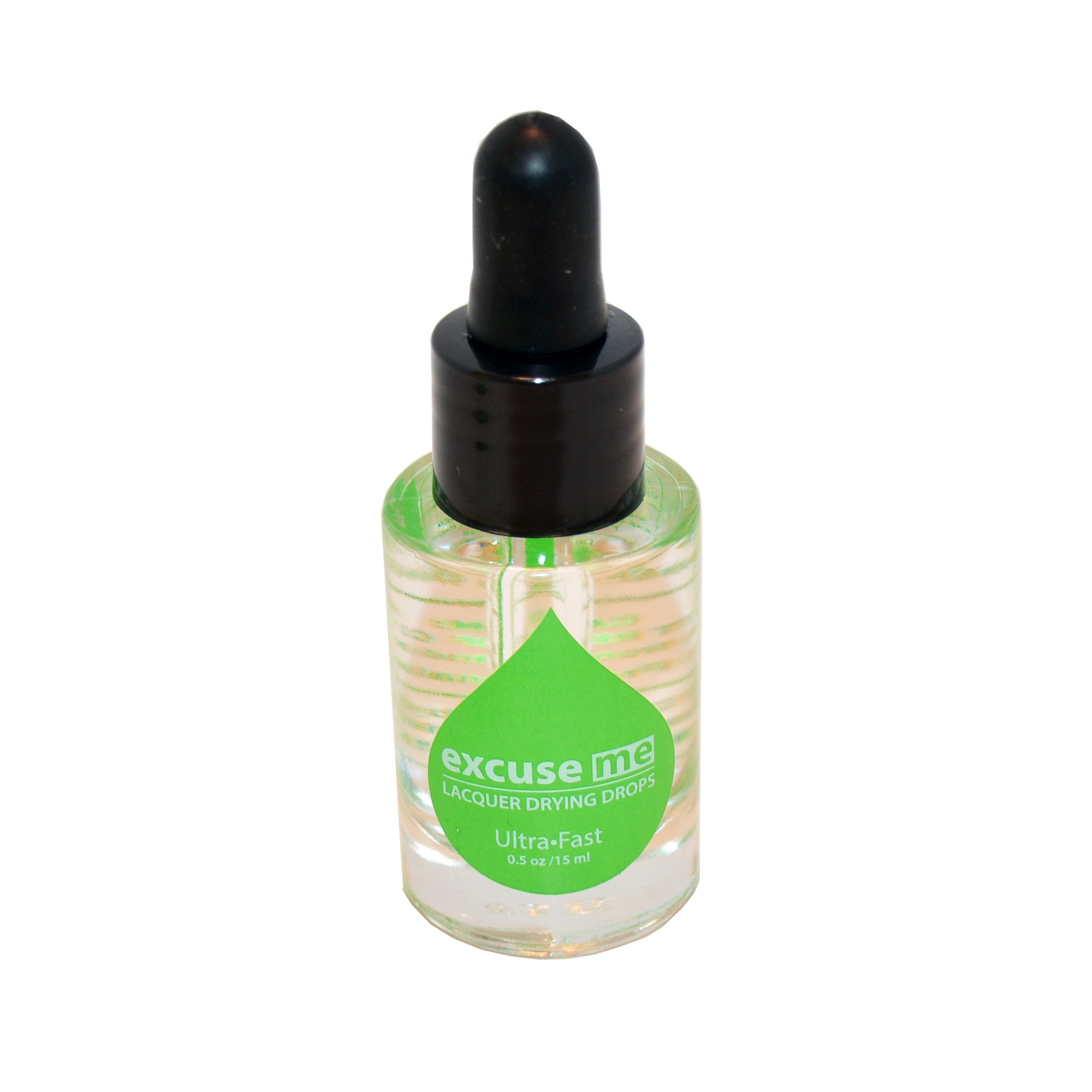 Karlash Excuse Me Drops 0.5 oz USA-made bottle on display.