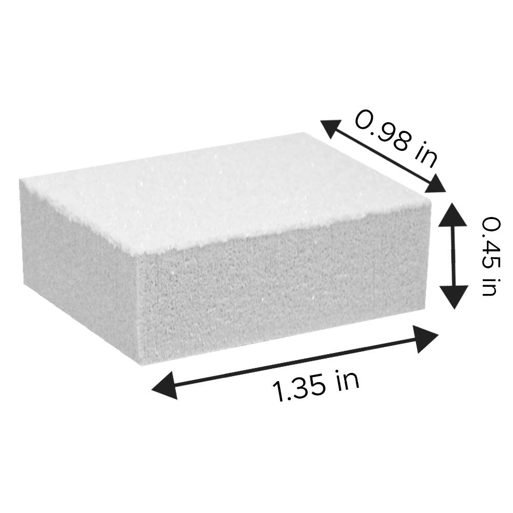 Karlash Nail Mini White Buffer Block in use to smooth edges for longer-lasting polish.
