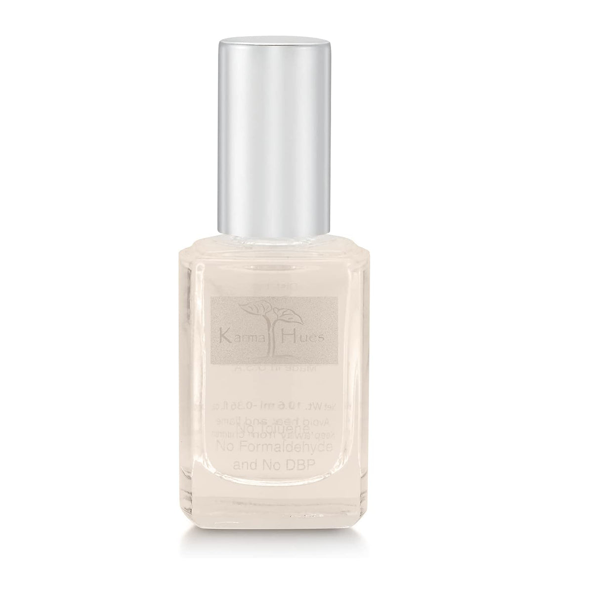 Karma Organic Deep Nutrition nail-strengthener bottle close-up highlights base-coat strength for growth