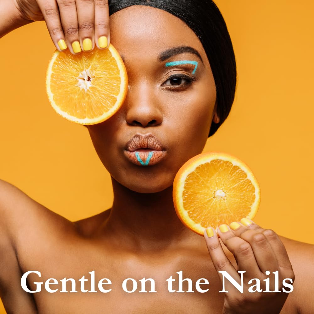 Karma Organic Nail Polish Remover used with cotton wipe for smooth removal.