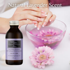 Karma Organic Nail Polish Remover applied on a cotton pad for gentle polish removal.
