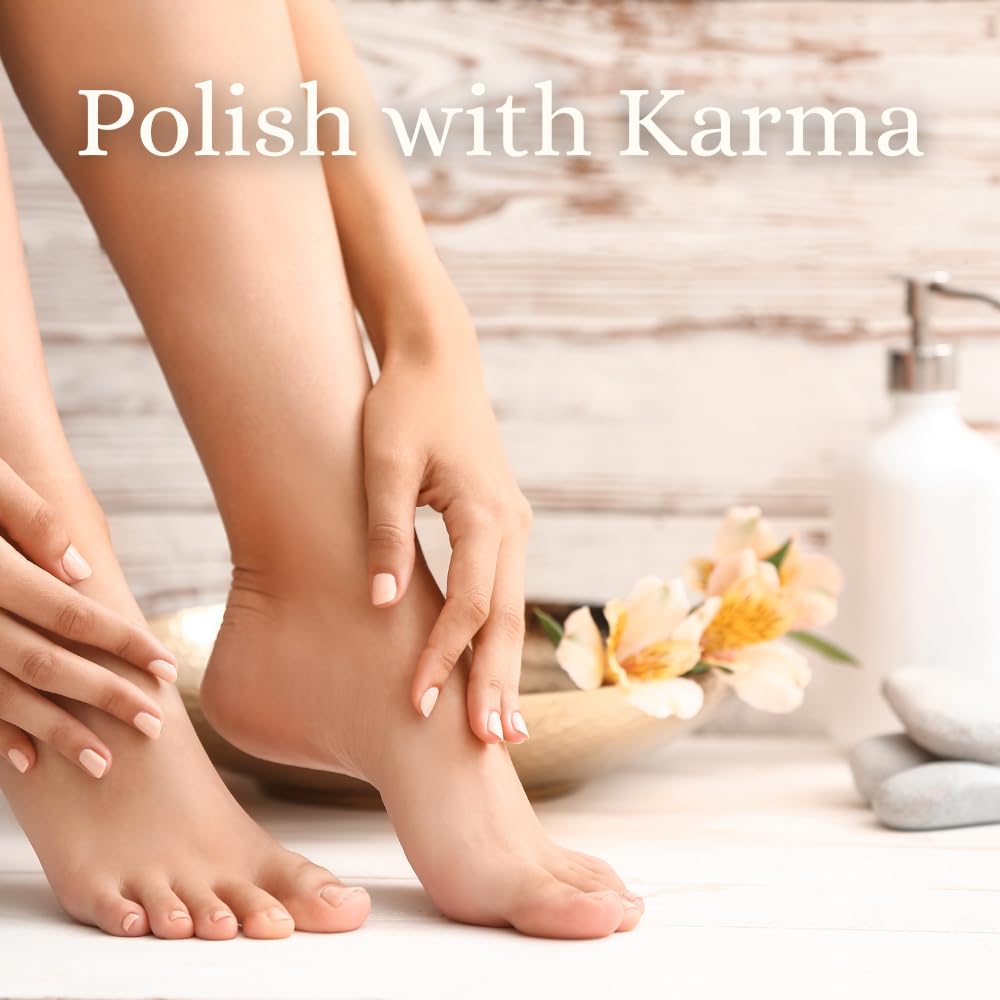 Karma Organic Nail Polish Remover cruelty-free vegan logo close-up