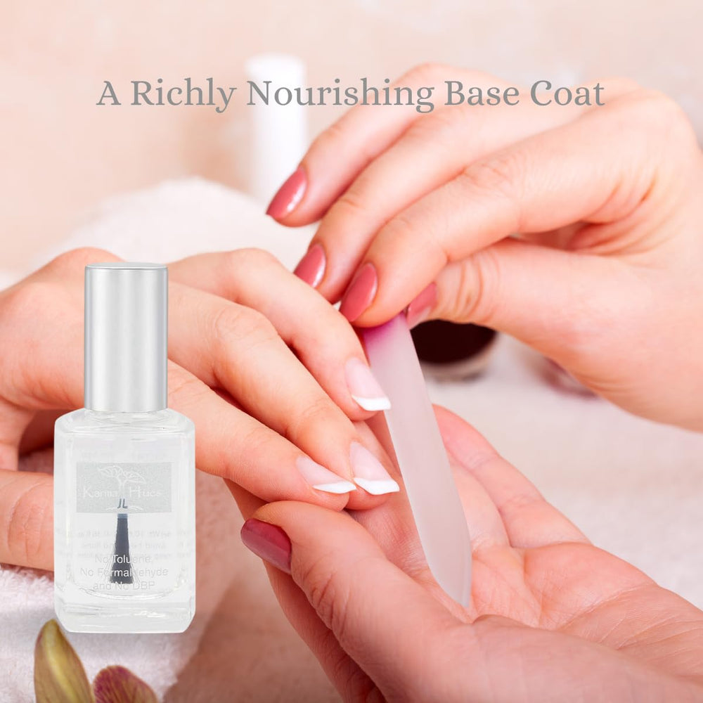 Karma Organic Triple 5 base coat brush application highlights smooth base