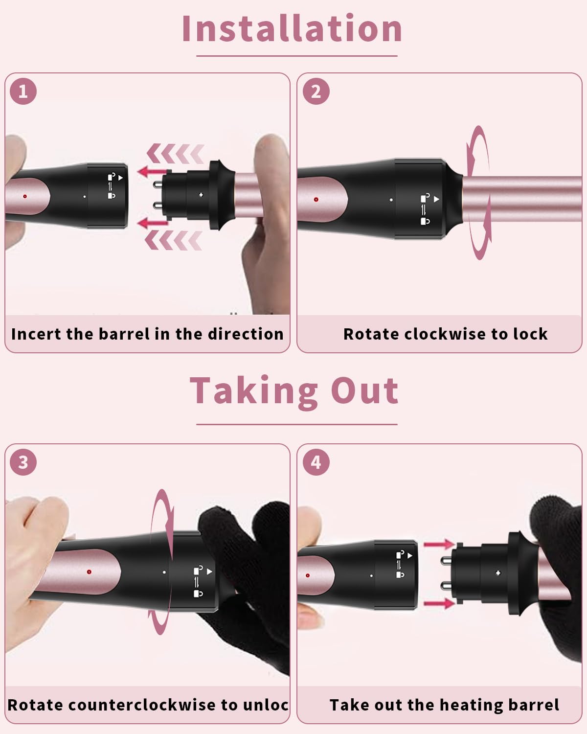 Karrong 0.75-0.98-inch adjustable barrel for versatile curl ranges.