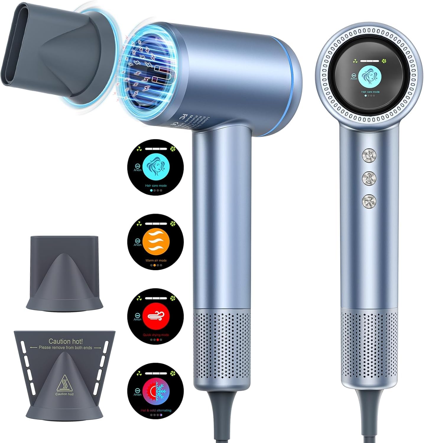 Karrong hair dryer with brushless motor delivering fast drying.