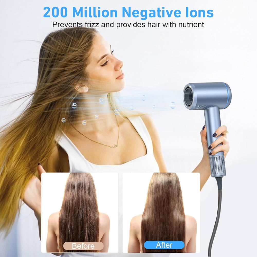 Karrong hair dryer travel-friendly design fits in luggage.
