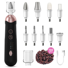 Karrong professional nail drill with LED light for precise edge work