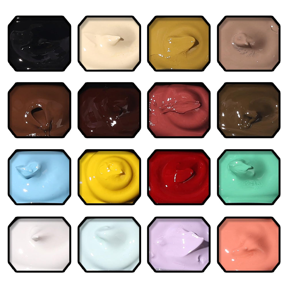 Karroy 16-color palette A offers vibrant options for custom nails.