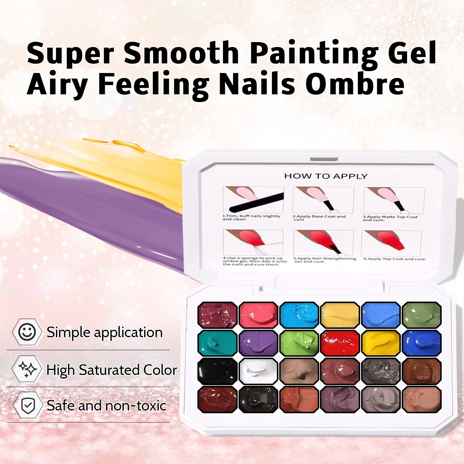 Karroy smart grabber tool helps steady hand during DIY nail art.