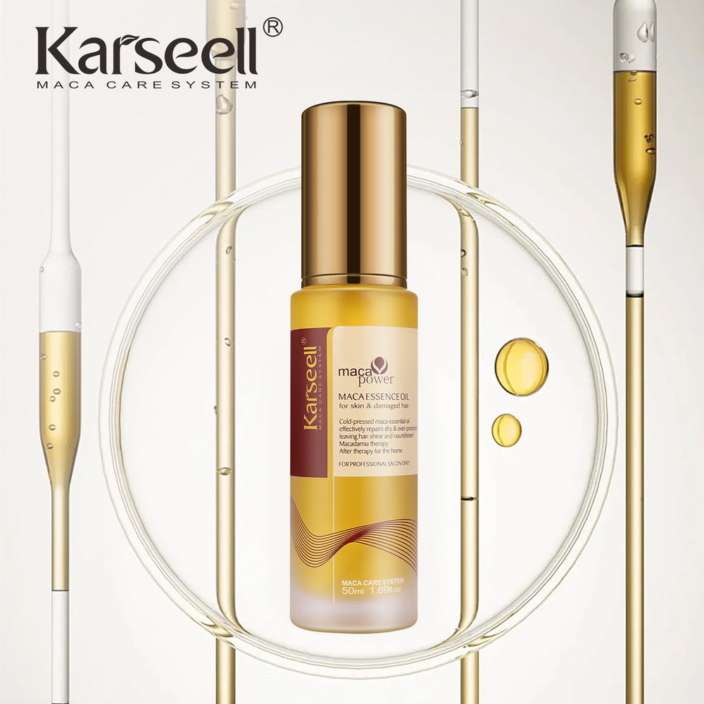 Karseell Aceite de argán ligero, se absorbe sin dejar grasa.