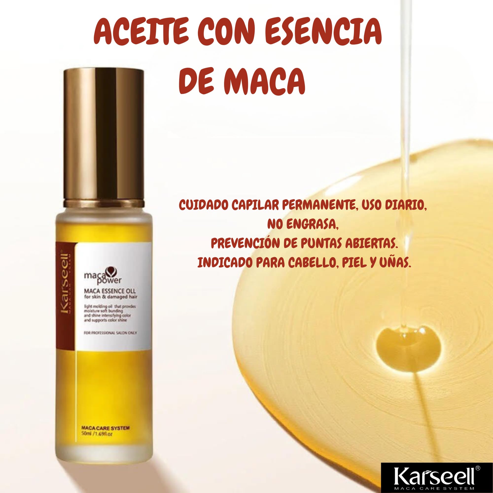 Karseell Argan Oil fragrance indicates a faint, charming scent post-application.