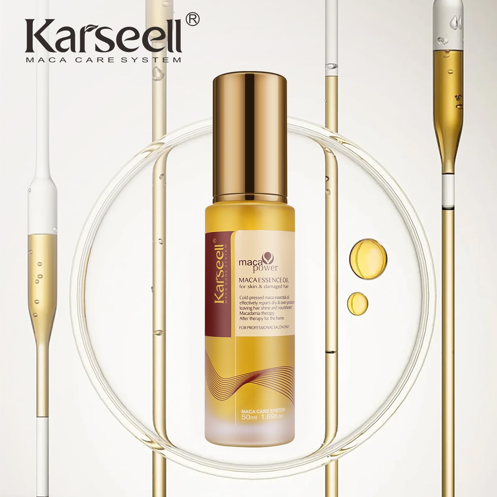 Karseell Argan Oil features lightweight absorption for a non-greasy finish.