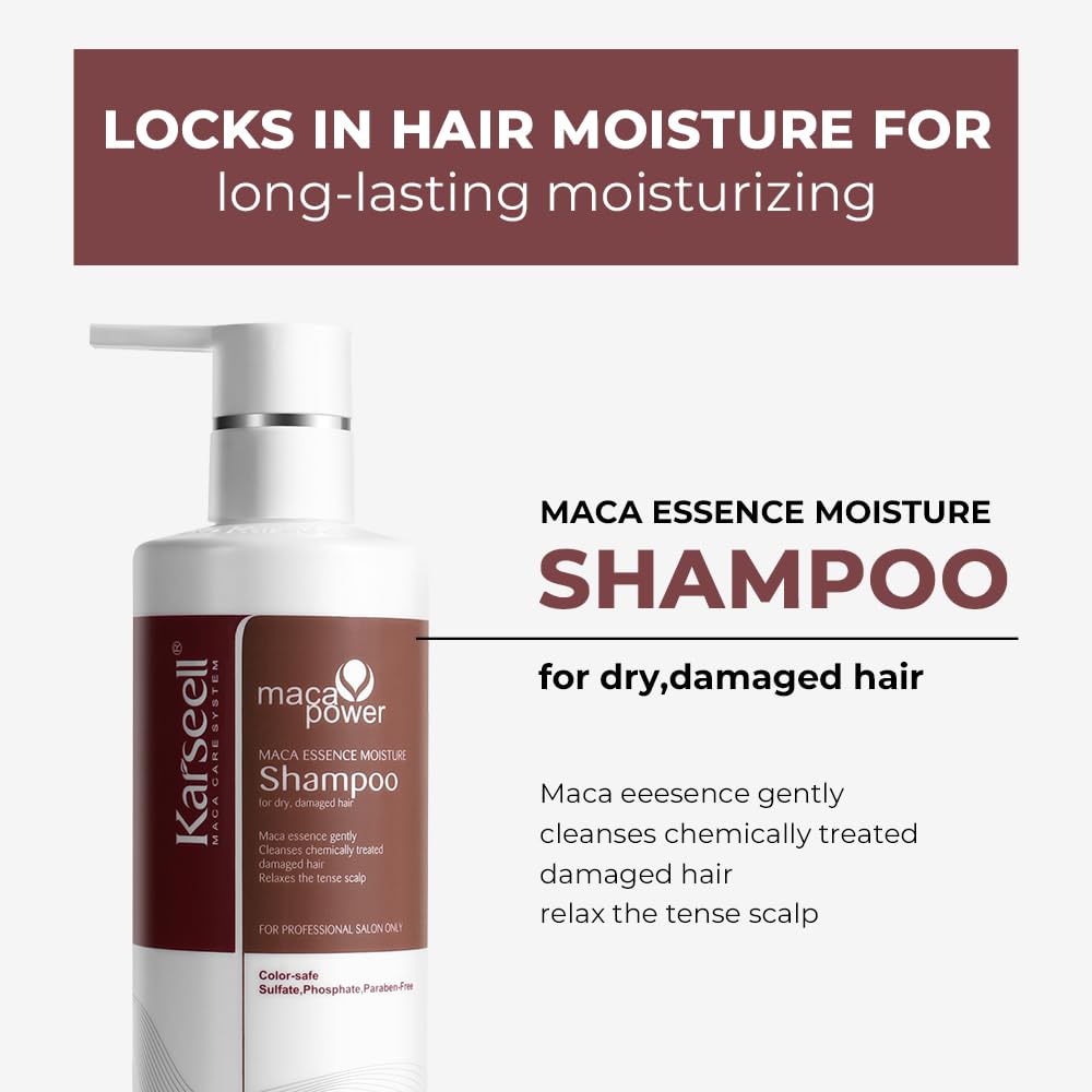 Karseell Argan Oil Shampoo swirl demonstrates luxurious application
