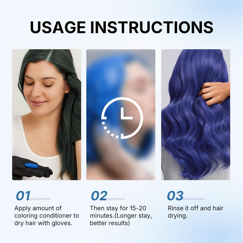 Karseell blue color depositing conditioner packaging and branding close-up