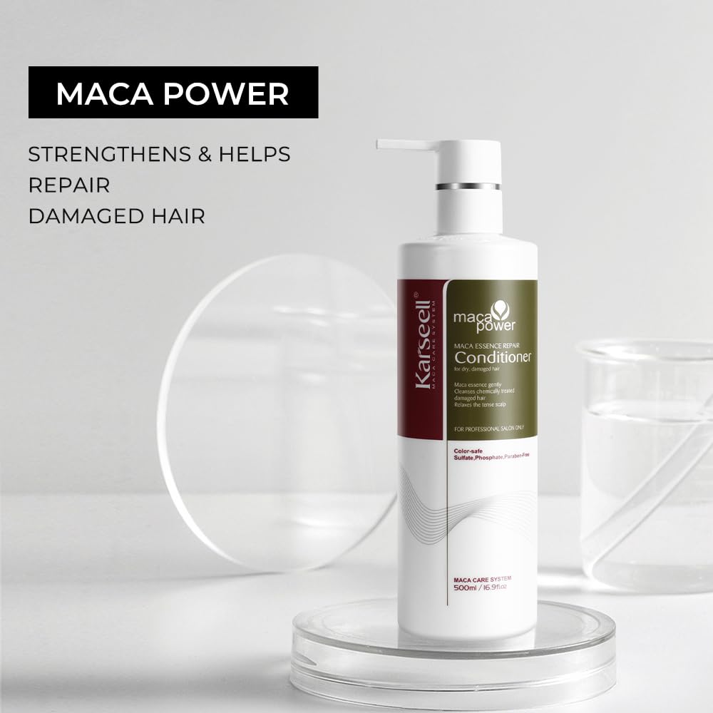 Karseell conditioner ingredients showcase herbal blend for rich moisture.