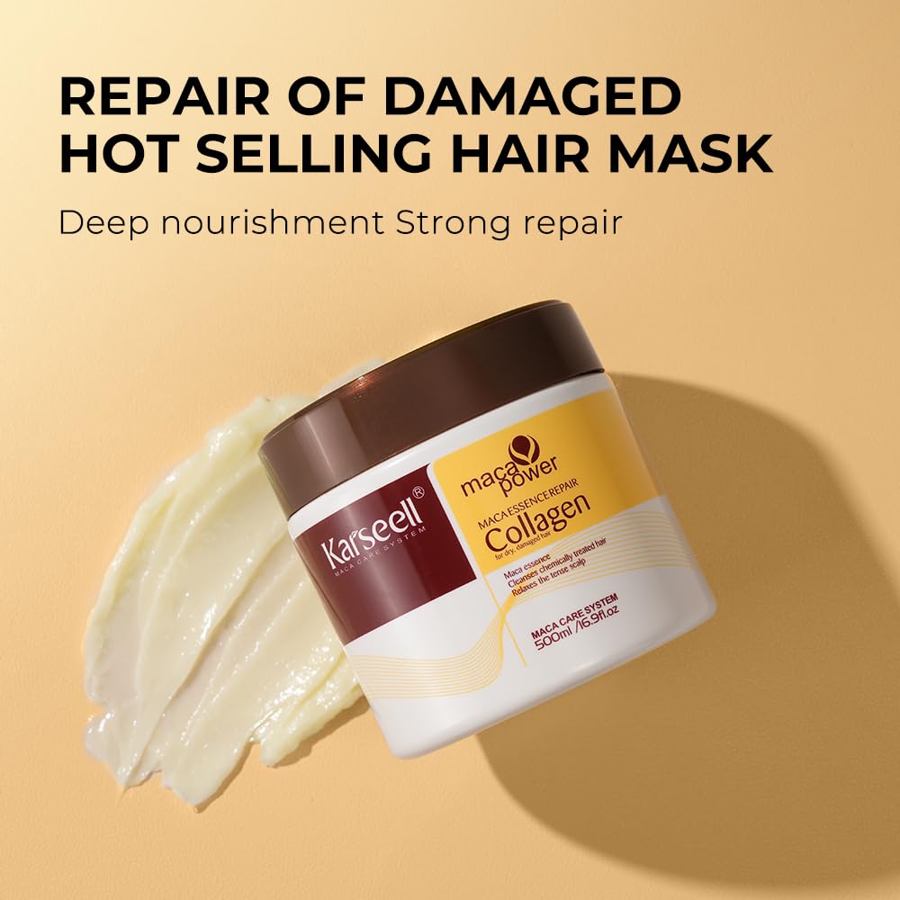 Karseell duo-packaging front shot highlights value and convenience for deep conditioning.