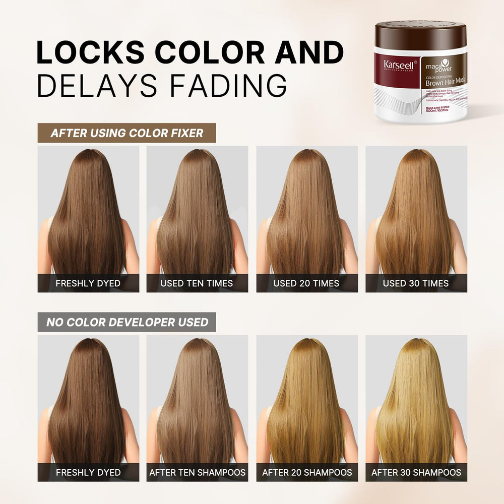 Karseell hair mask packaging close-up.