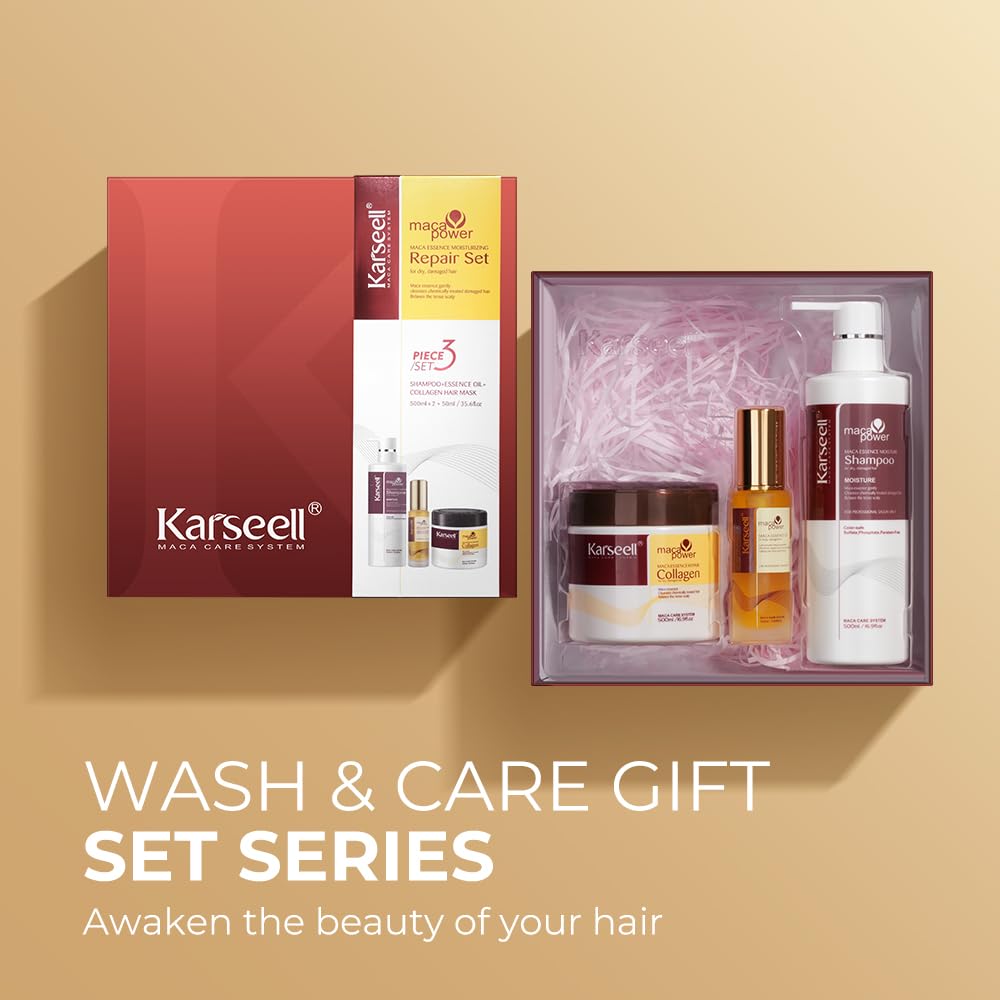 Karseell maca essence oil improves elasticity and conditioning