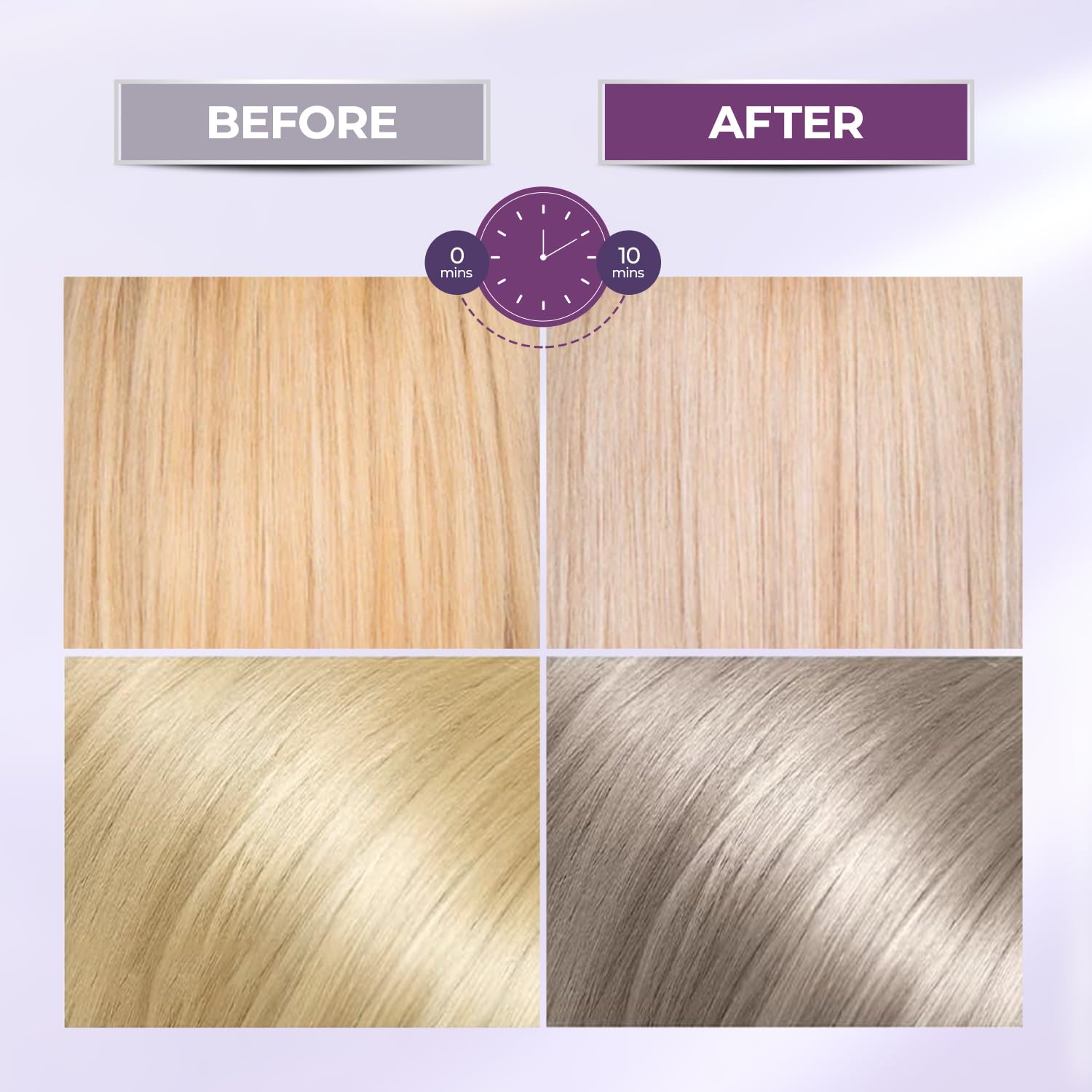 Karseell Purple Hair Mask packaging box with product information.