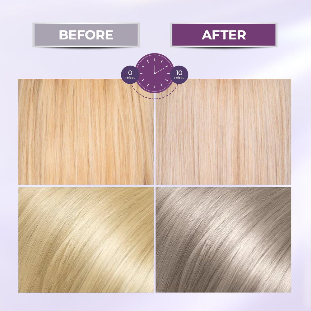 Karseell Purple Hair Mask packaging box with product information.