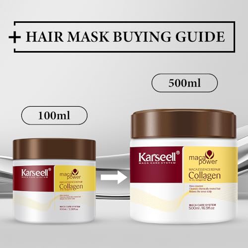 Karseell travel-size hair mask compact front view for on-the-go care.
