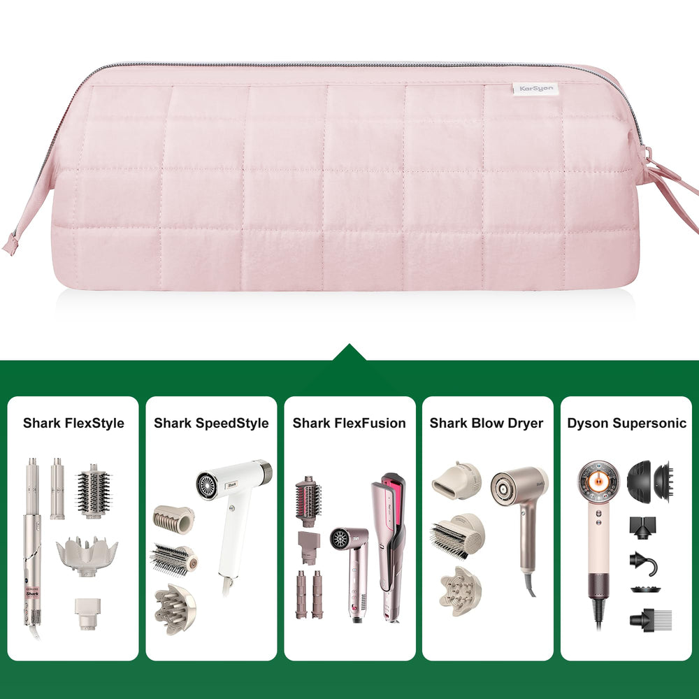 Karsyon Airwrap case inside pocket displays clear organization for accessories