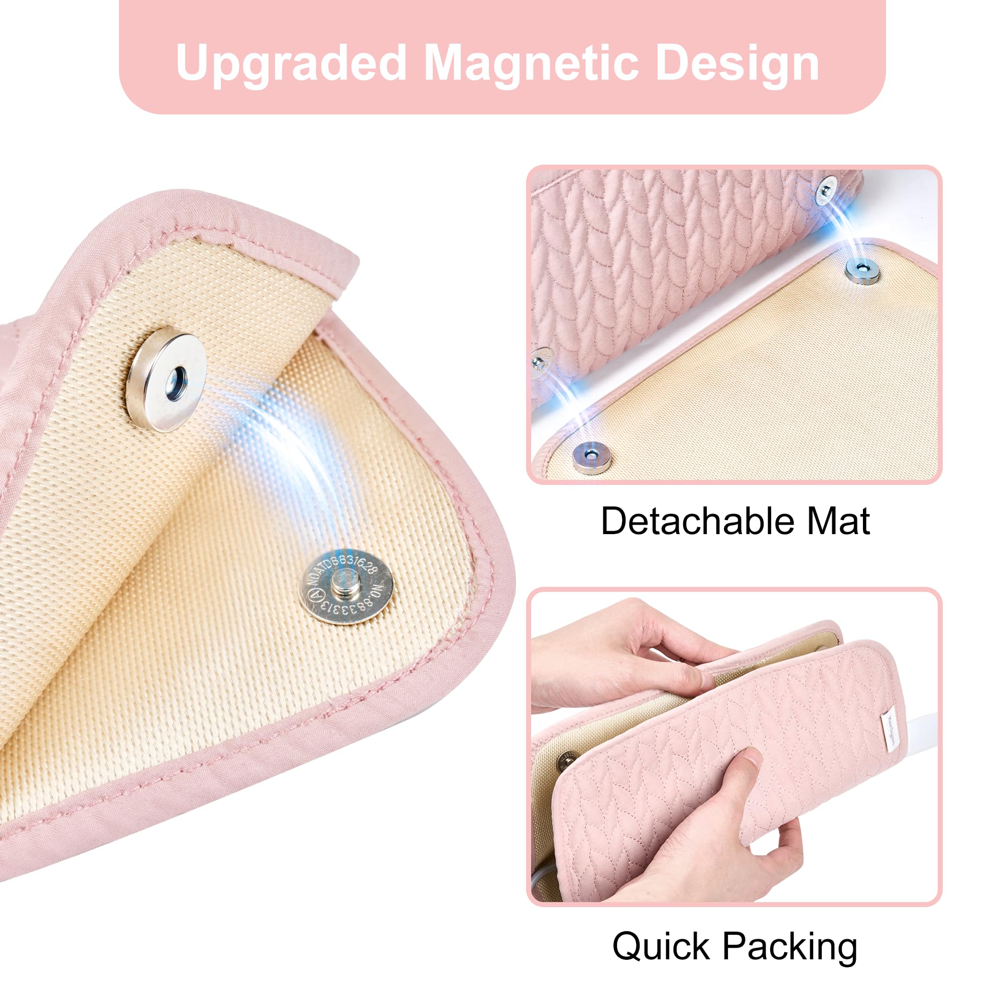 KarSyon doctor-bag wide-opening design offers quick access to styling devices.