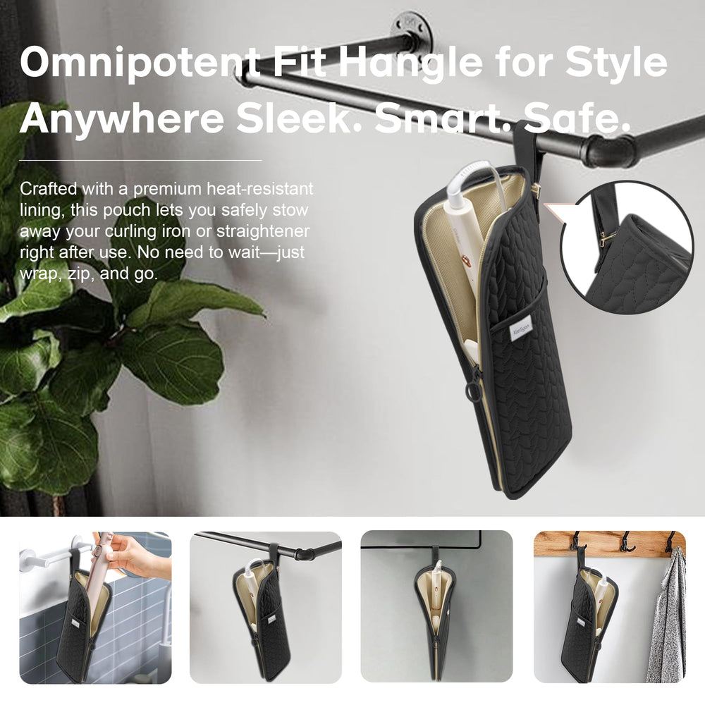 KarSyon dual-pocket design holds multiple tools after use with tidy storage