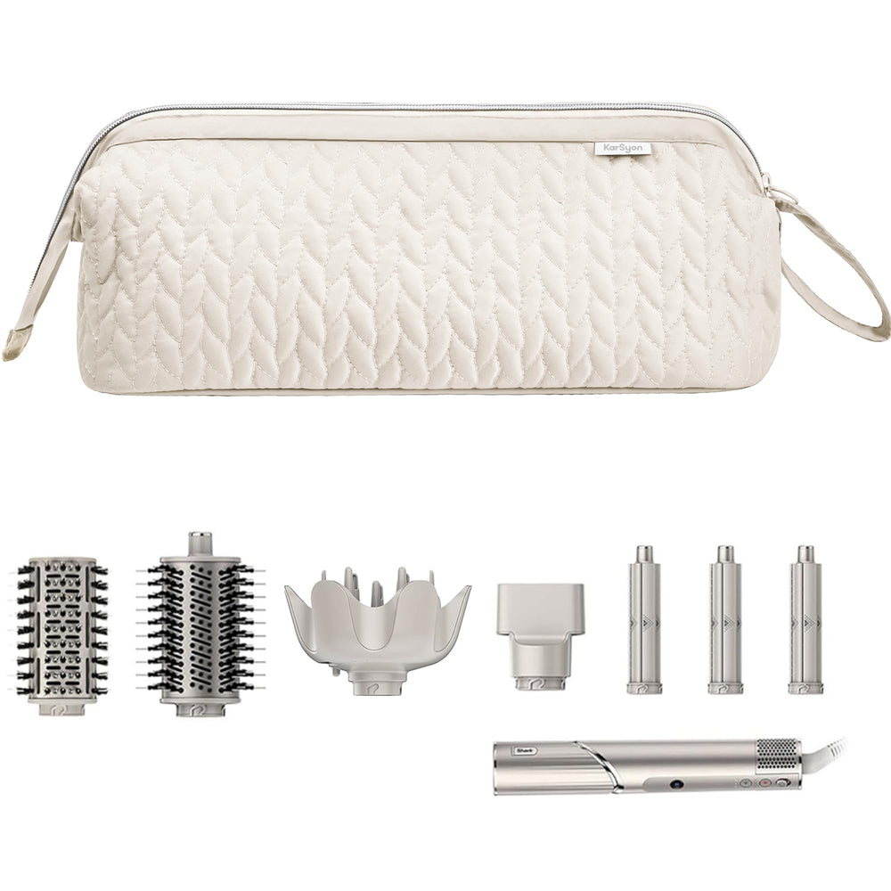 KarSyon Dyson Airwrap travel case lightweight and protective for on-the-go styling.