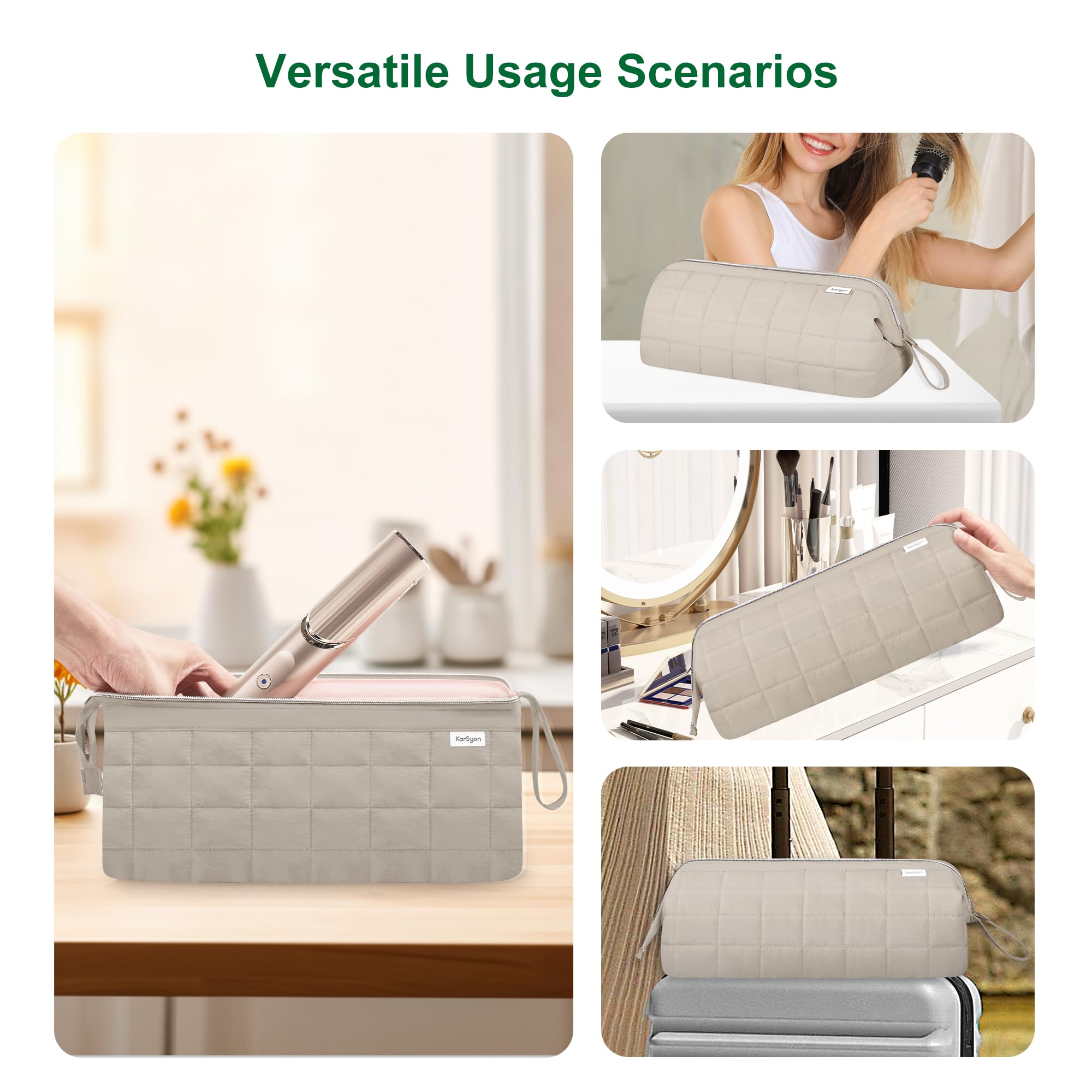 KarSyon portable wall-hanging design saves space in luggage or studio.