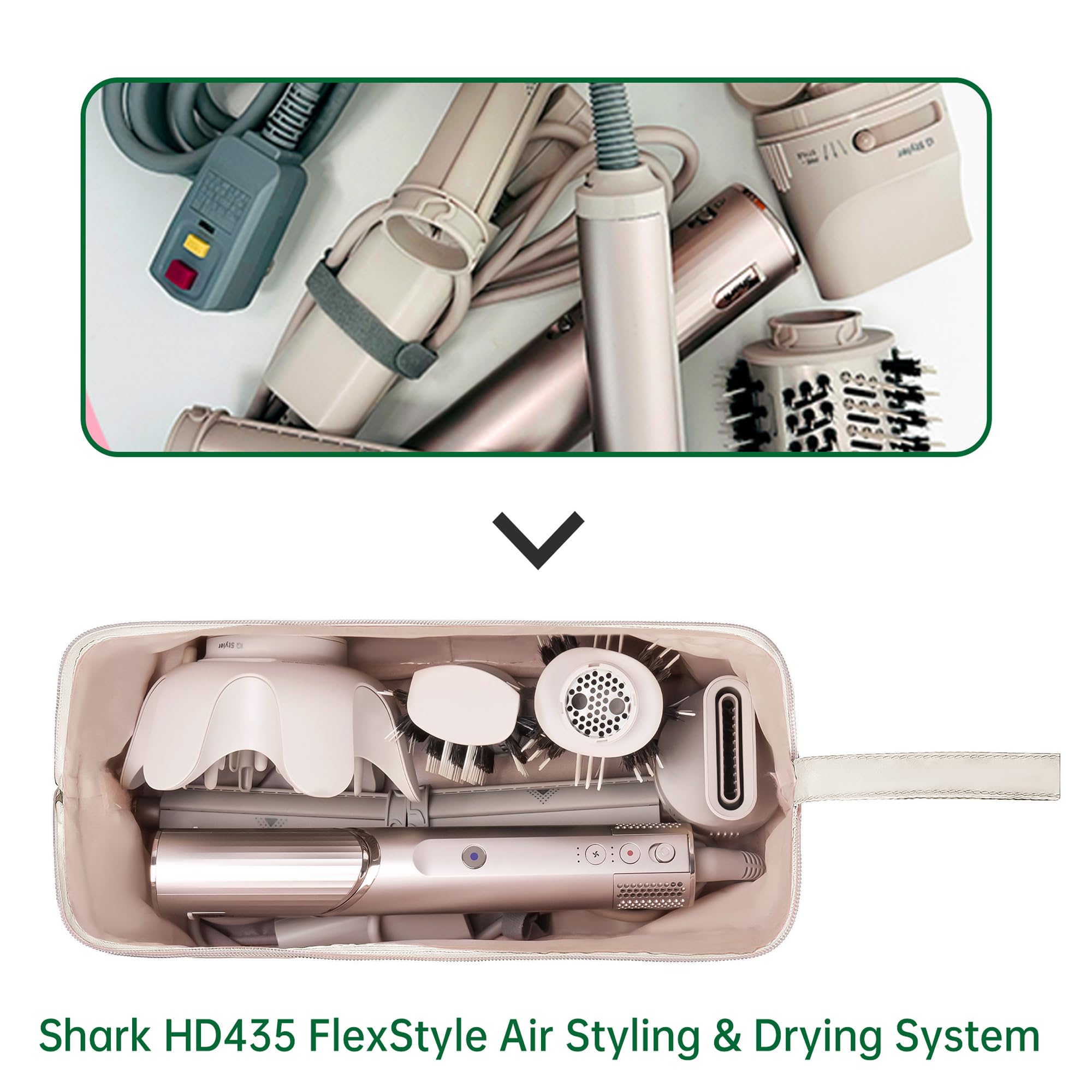 KarSyon portable carry handle and wall-hanging option for convenient storage.