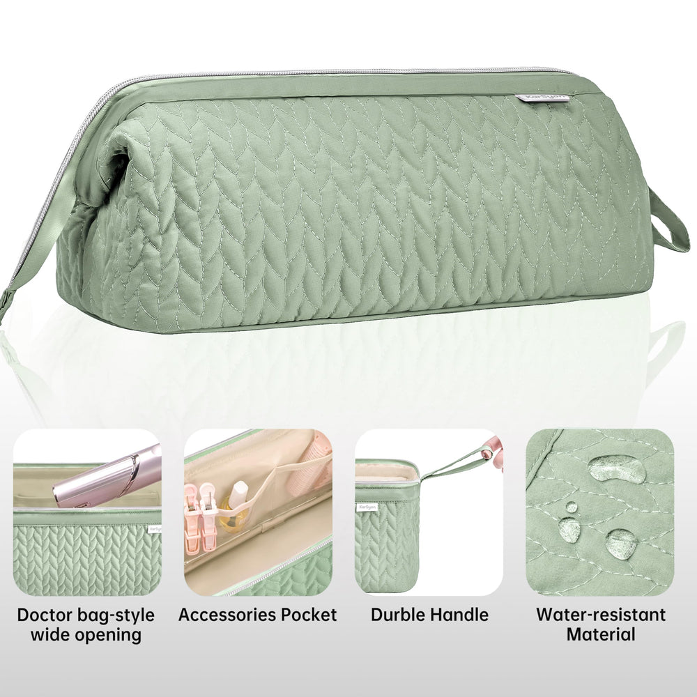 KarSyon Travel-ready case shown with luggage for compact storage