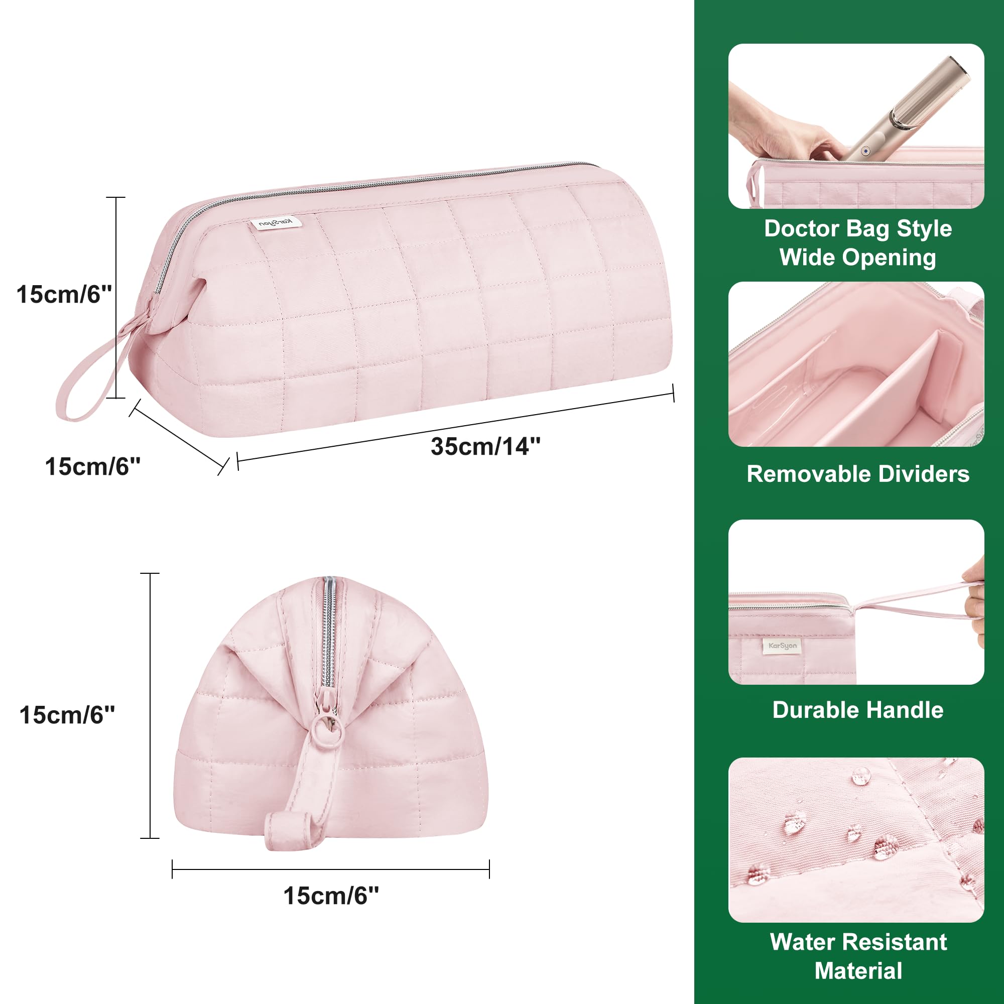 Karsyon wide doctor-bag opening offers fast access to essentials