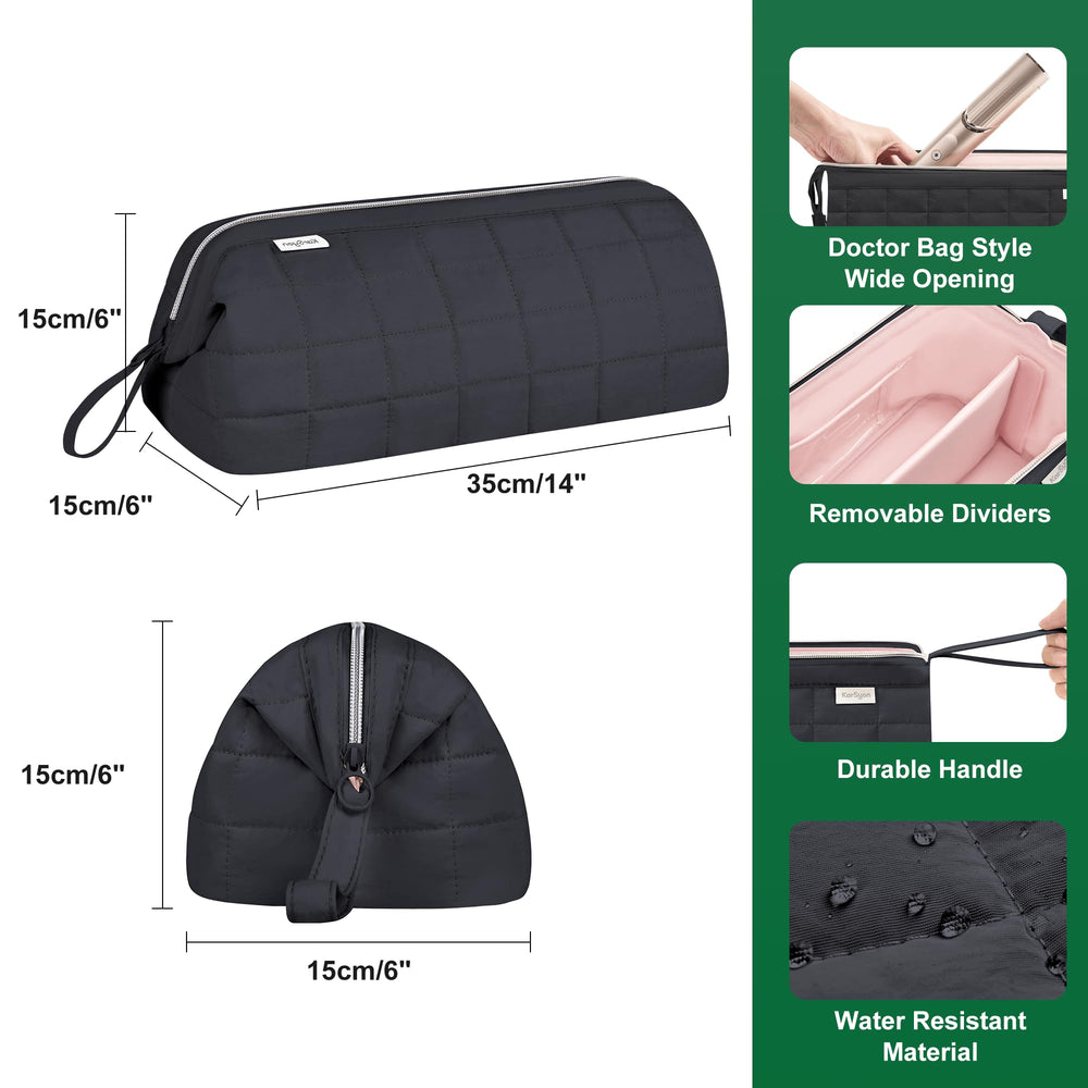KarSyon wide-opening doctor bag design enables quick access to attachments.
