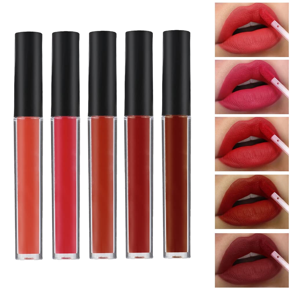KARUIZI lip gloss set five pieces showcasing shine and variety