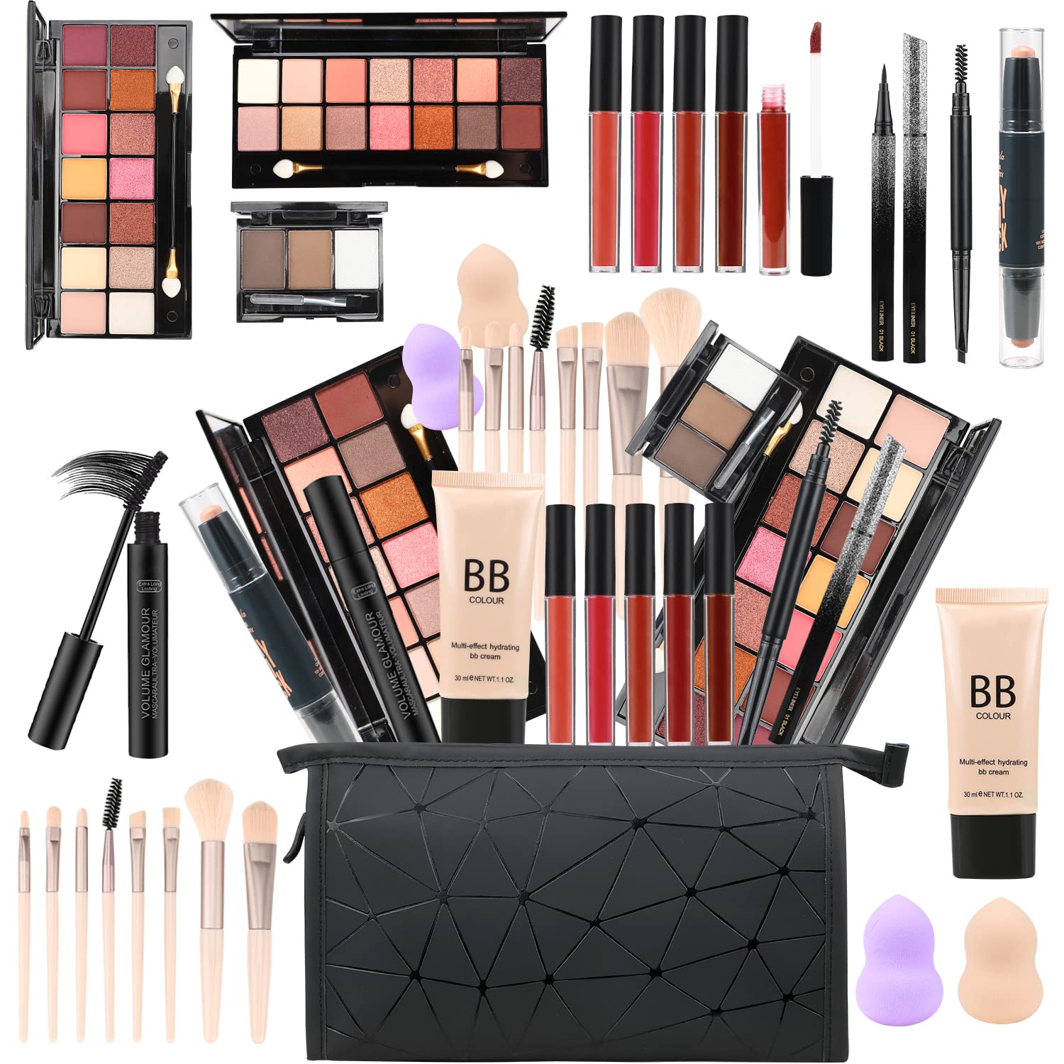 KARUIZI All-in-One Makeup Gift Set front view for gifting and versatile beauty use
