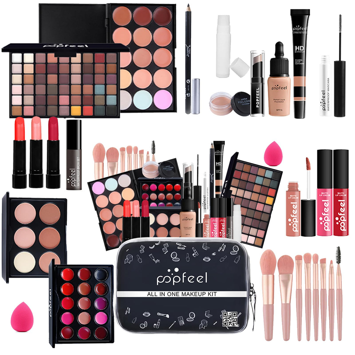 KARUIZI eyeshadow-palette all-in-one offers versatile shades for day-to-night looks.