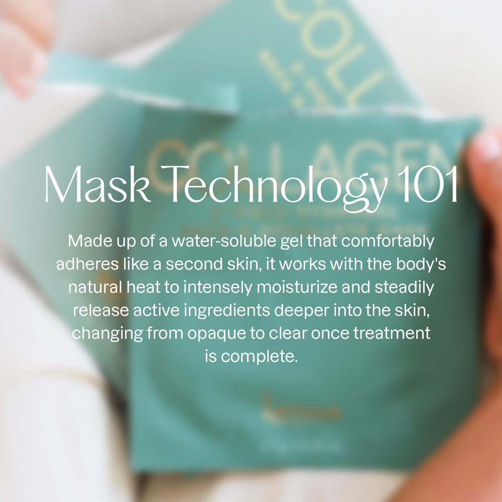Karuna collagen neck and chest hydrogel mask cooling effect on skin