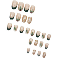 KASOICRA almond press-on nails made of durable acrylic for long-lasting wear