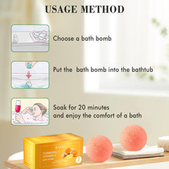 Kastu bath bombs lemon vitamin C essential oils offer a refreshing aroma and mood lift.