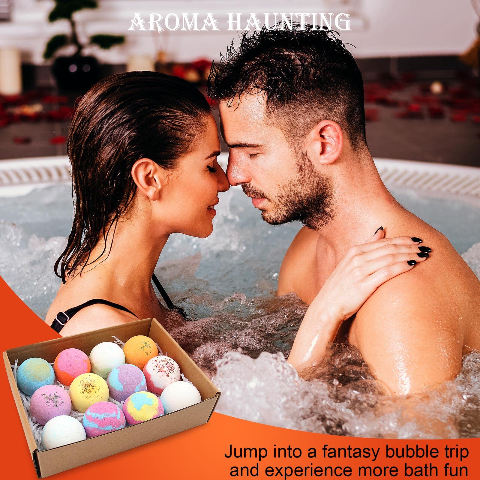 KASTU bath bombs seaweed aromatherapy lasting fragrance during soak