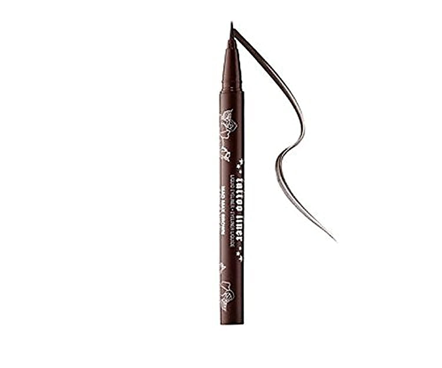 Kat Von D Tattoo Liner Mad Max Brown pencil close-up showing creamy glide