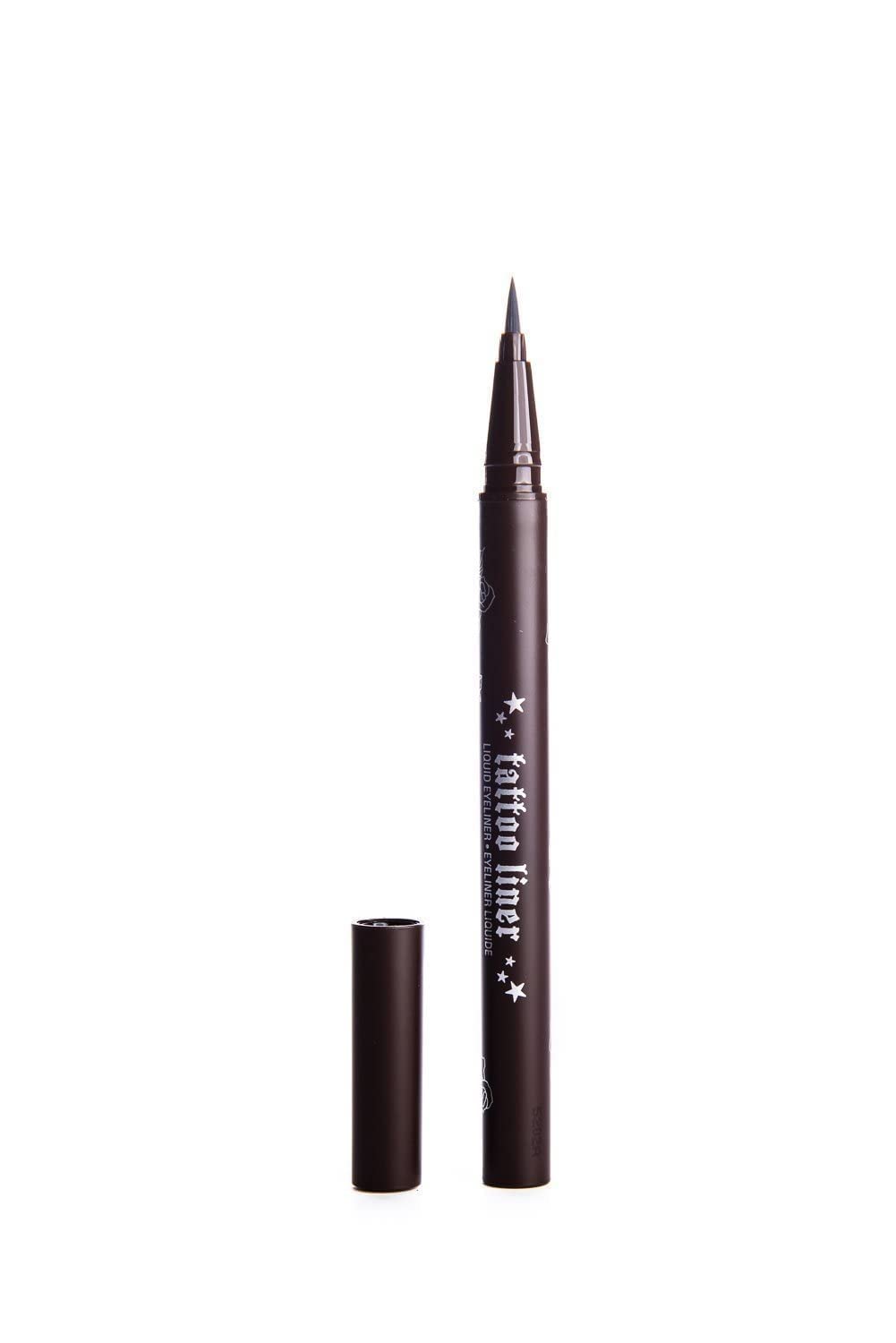 Kat Von D Tattoo Liner Mad Max Brown swatch with rich chocolate pigment