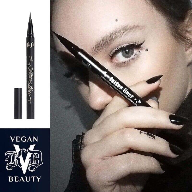 Kat Von D Tattoo Liner Trooper Mini tip close-up for precise line control.