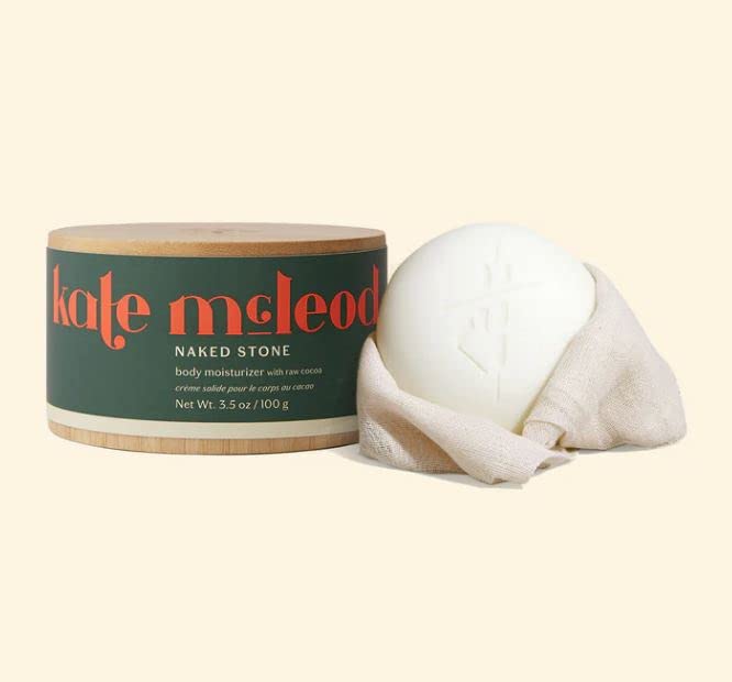Kate McLeod Naked Stone solid body moisturizer starter kit for on-the-go hydration and clean ingredients