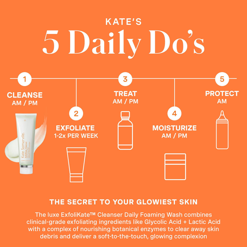 Kate Somerville ExfoliKate Cleanser texture close-up with lather