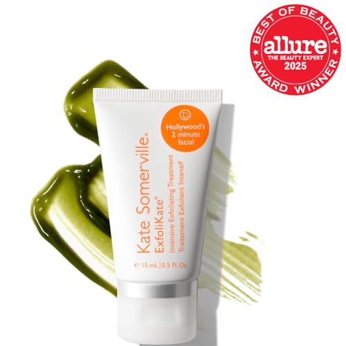 Kate Somerville Exfolikate texture closeup showing micro exfoliant particles for polishing.