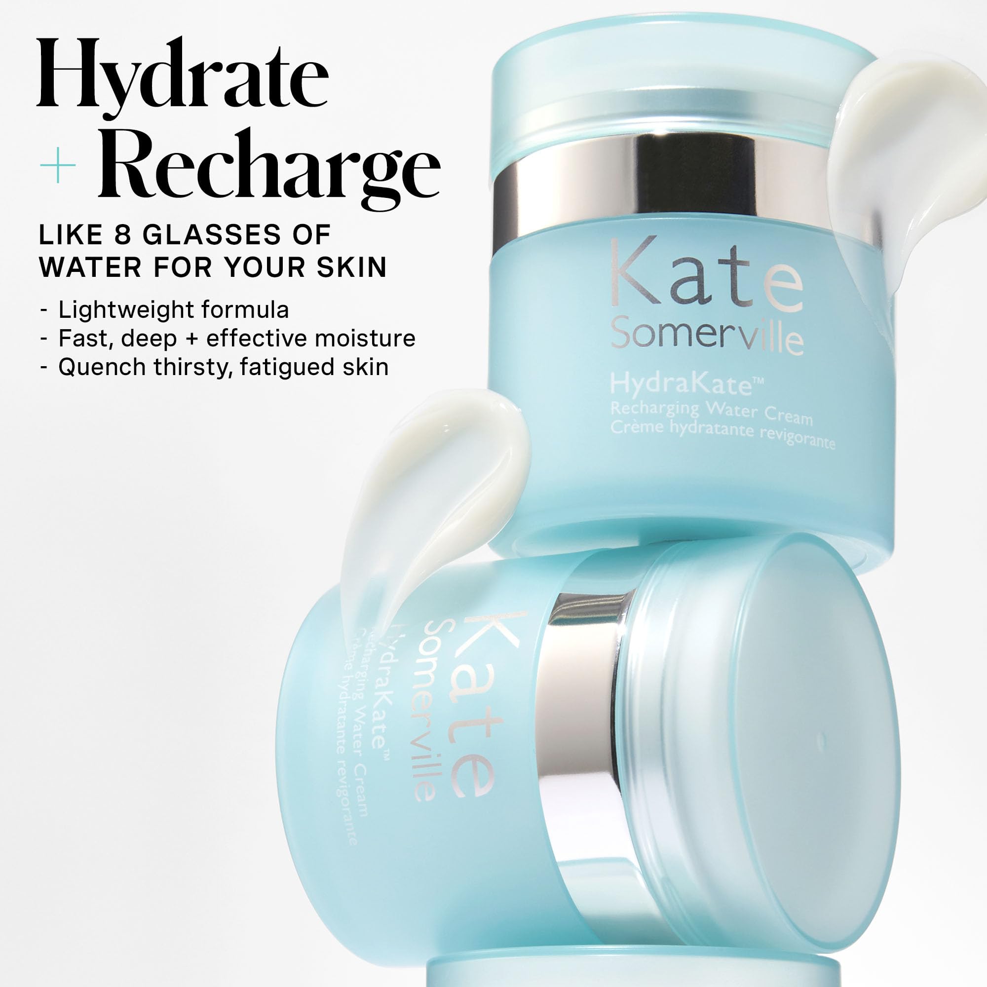 Kate Somerville HydraKate pump-action demonstrates easy, mess-free application.