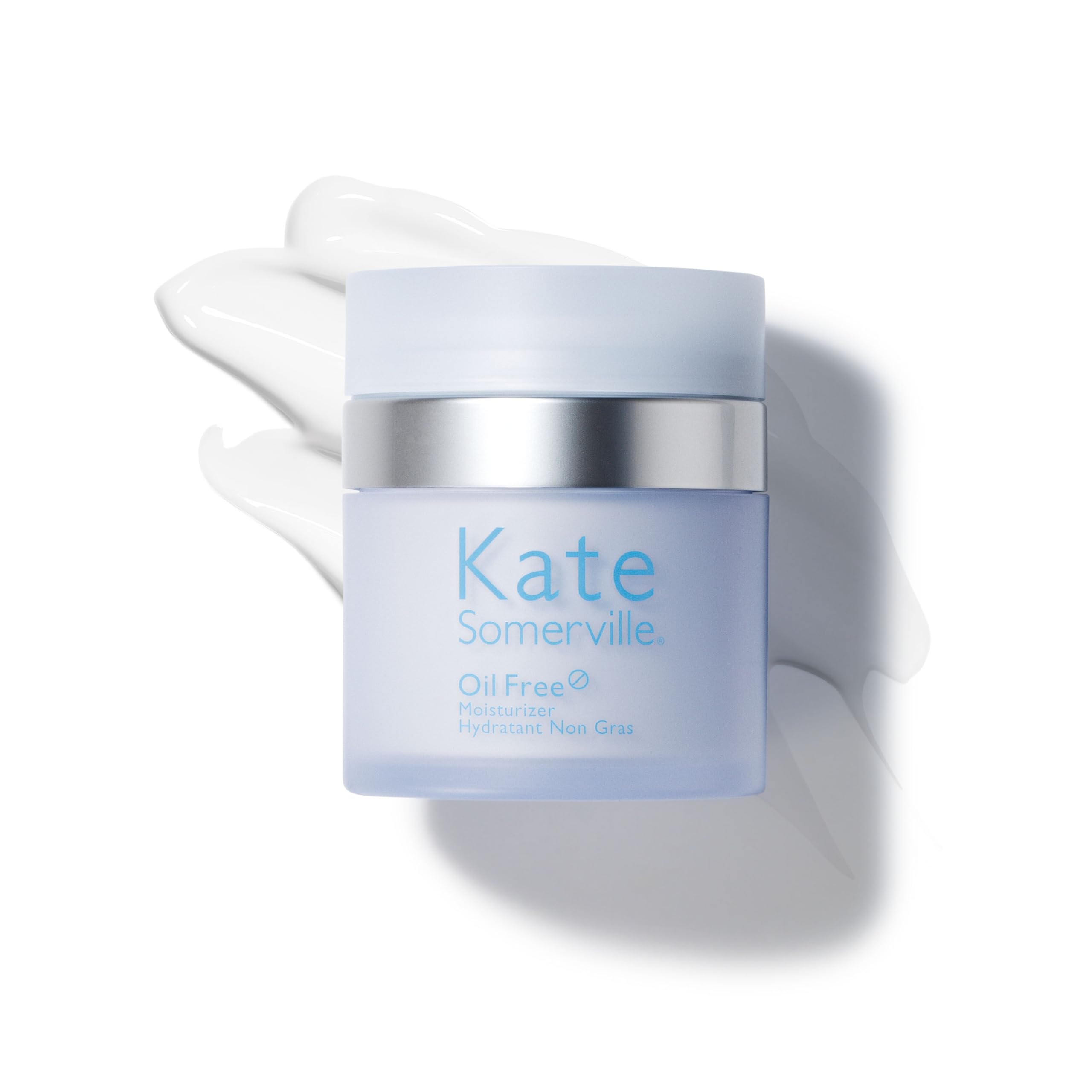 Kate Somerville Oil Free Moisturizer packaging shows pump for easy daily hydration