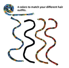KATOCHUG Spiral Lock Hair Tie styled as dreadlock ponytail for a neat, secure look